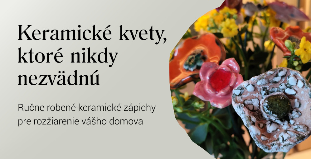 keramika kvety